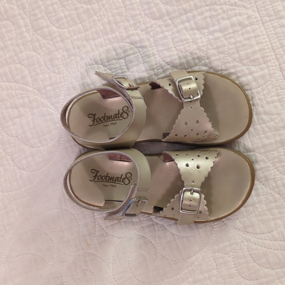 Gold Footmates Sandals